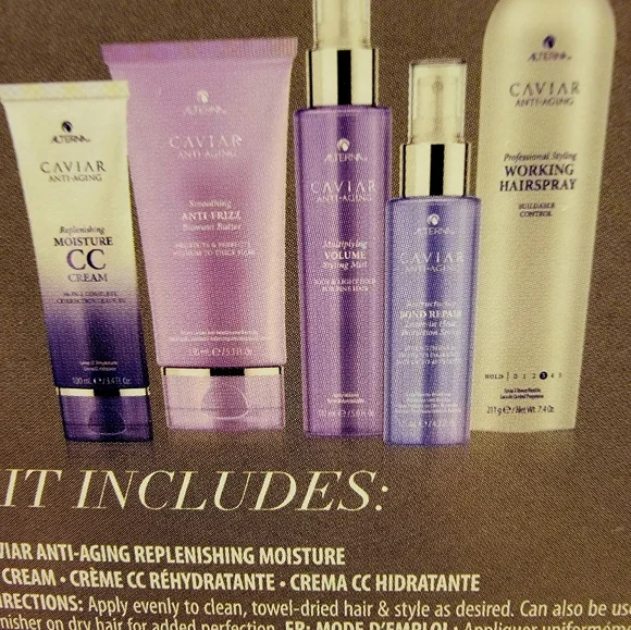 Alterna CAVIAR anti aging hair styling in a box